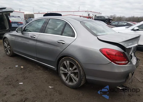 2015 Mercedes-Benz C 300 4Matic from USA, damaged, VIN 55SWF4KBXFU057233